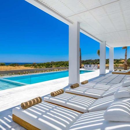 Seashore Beachfront Villa Lahaniá Kültér fotó