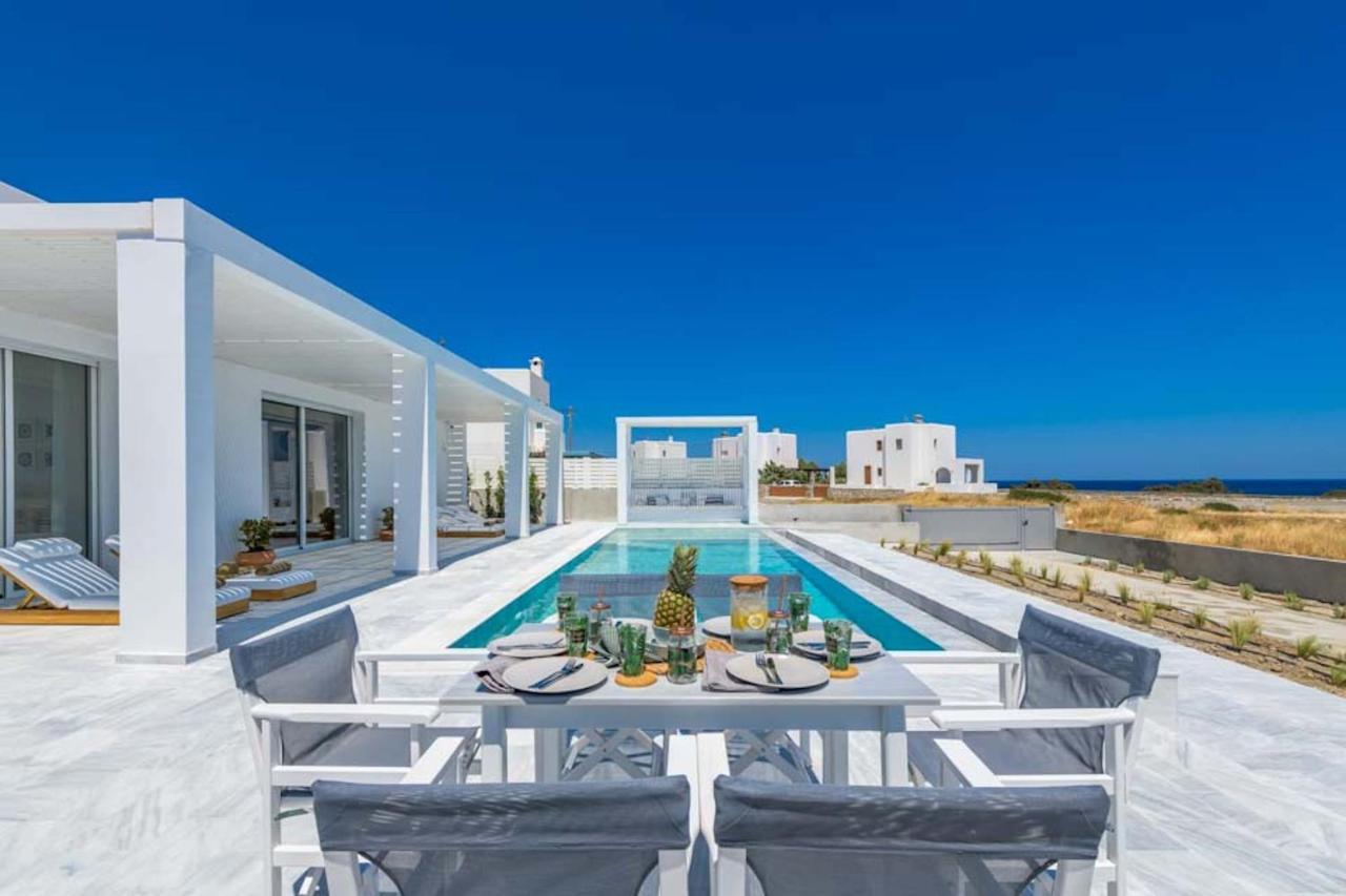 Seashore Beachfront Villa Lahaniá Kültér fotó