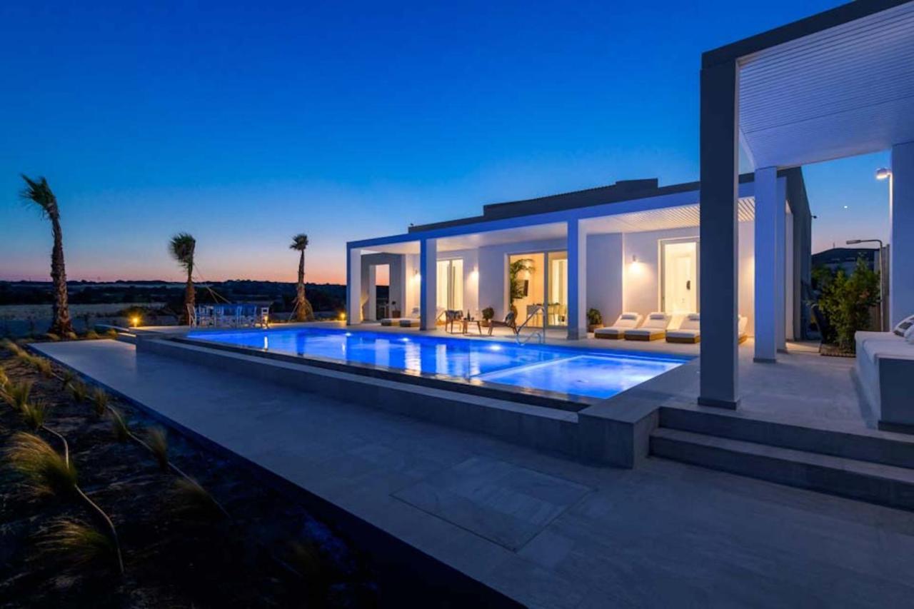Seashore Beachfront Villa Lahaniá Kültér fotó