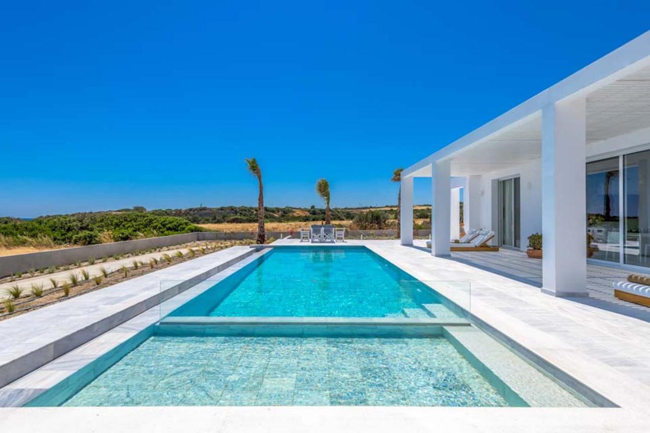 Seashore Beachfront Villa Lahaniá Kültér fotó