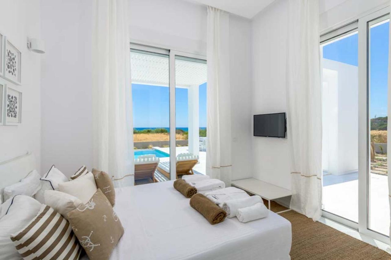 Seashore Beachfront Villa Lahaniá Kültér fotó